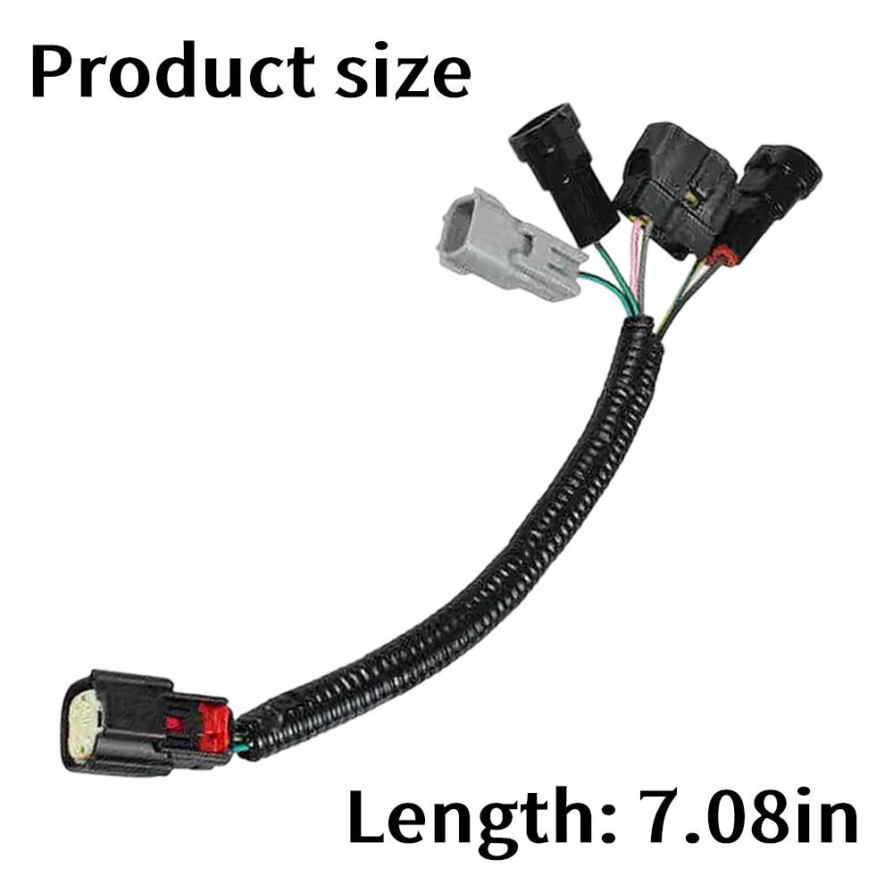 1 Pair Black Headlight Conversion P-N-P Wire Harness Adapters for Toyota Tacoma 2016-2023 Compatible Vehicle Fit