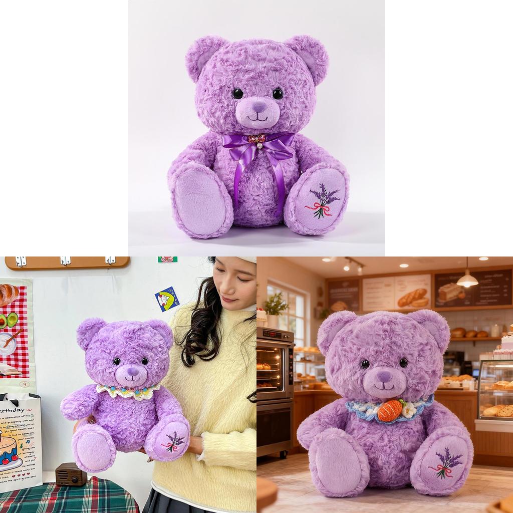 Peluche Orso Puff Abbracciabile Con Imbottitura in Cotone PP Per Bambini e Collezionisti