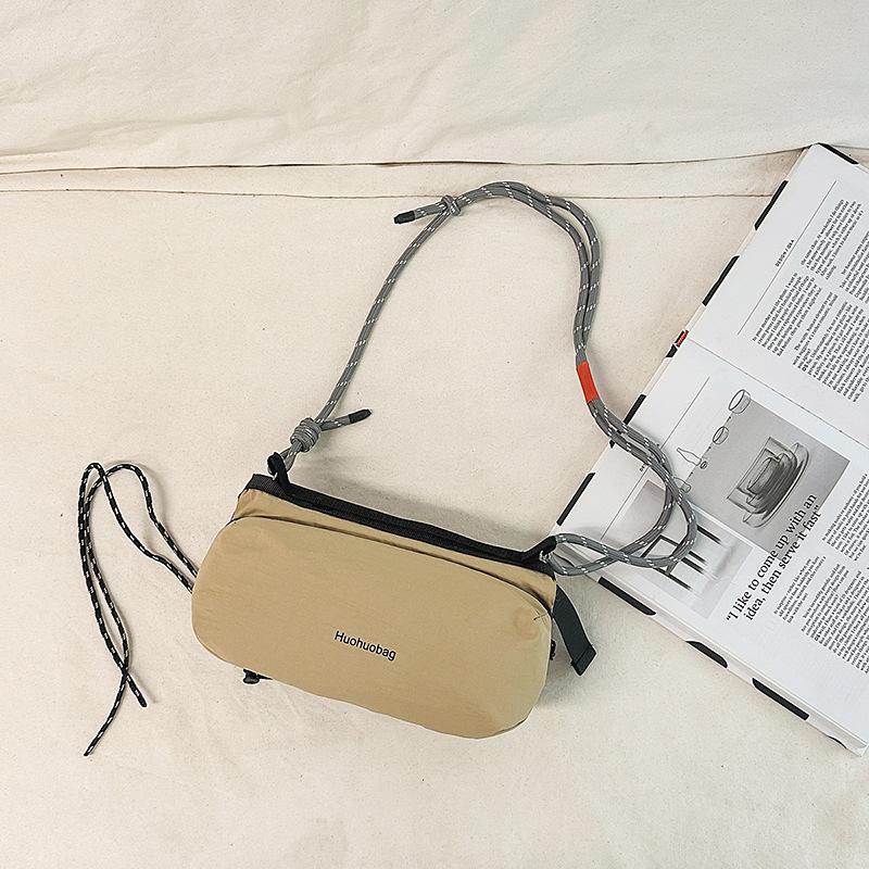 Small Square Bag 2025 New Flow Fashion Simple Shoulder Bag Men's and Women's Leisure Sports Messenger Bag