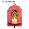India Pray Girl Wall  Storage Rack Lotus Flower Wall Display Stand Decorative Wall Decor  Home