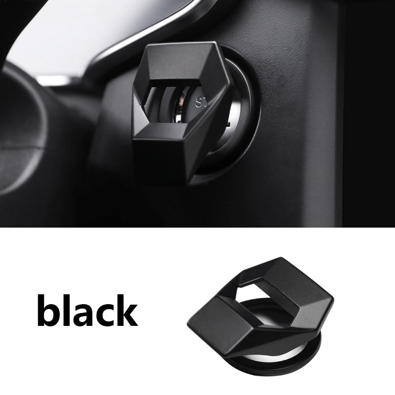 Acessórios para interior de carro Estilo Botão de partida e parada do motor Anel decorativo de partida com um clique