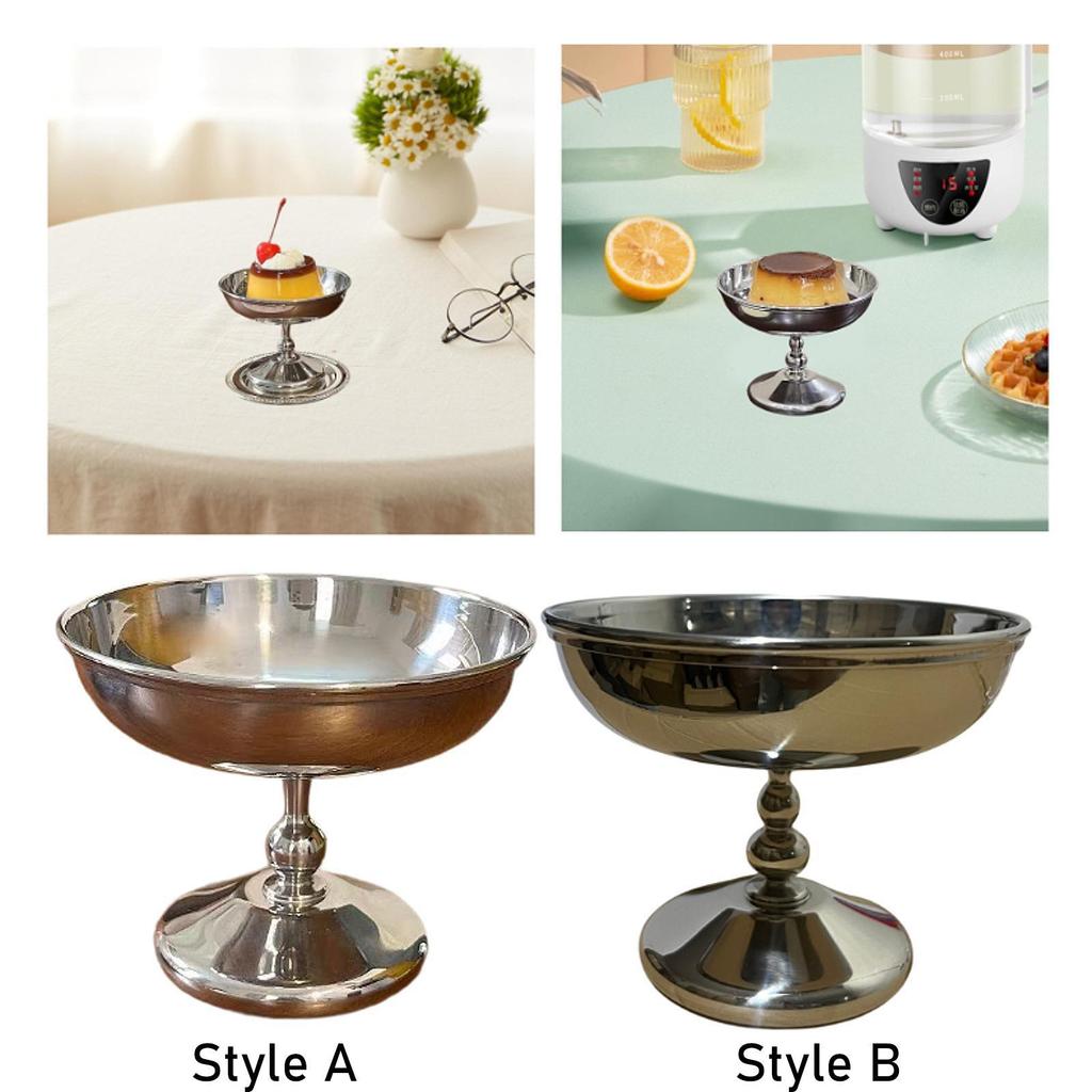 Dessertschale Schüssel Kelchschale Foto-Requisite Küchenservierschüssel Tragbares Dessert