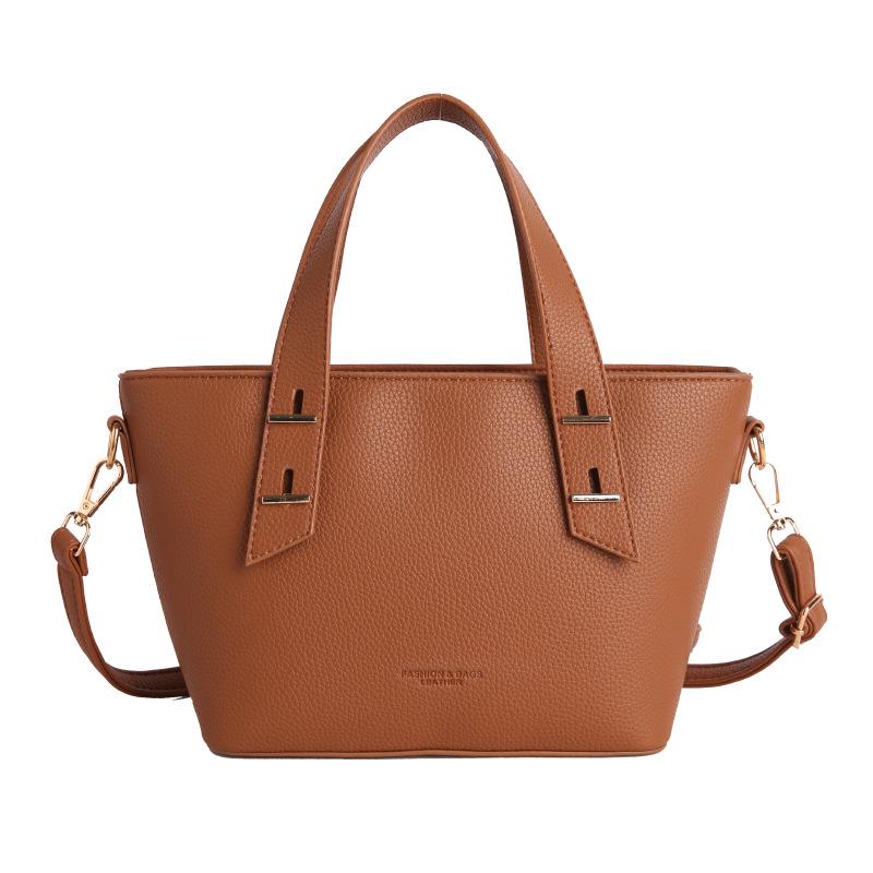 Southern Wind Women s Trendy Large Capacity Crossbody Tote Bag – Simple, Versatile, and Fashionable коричневый