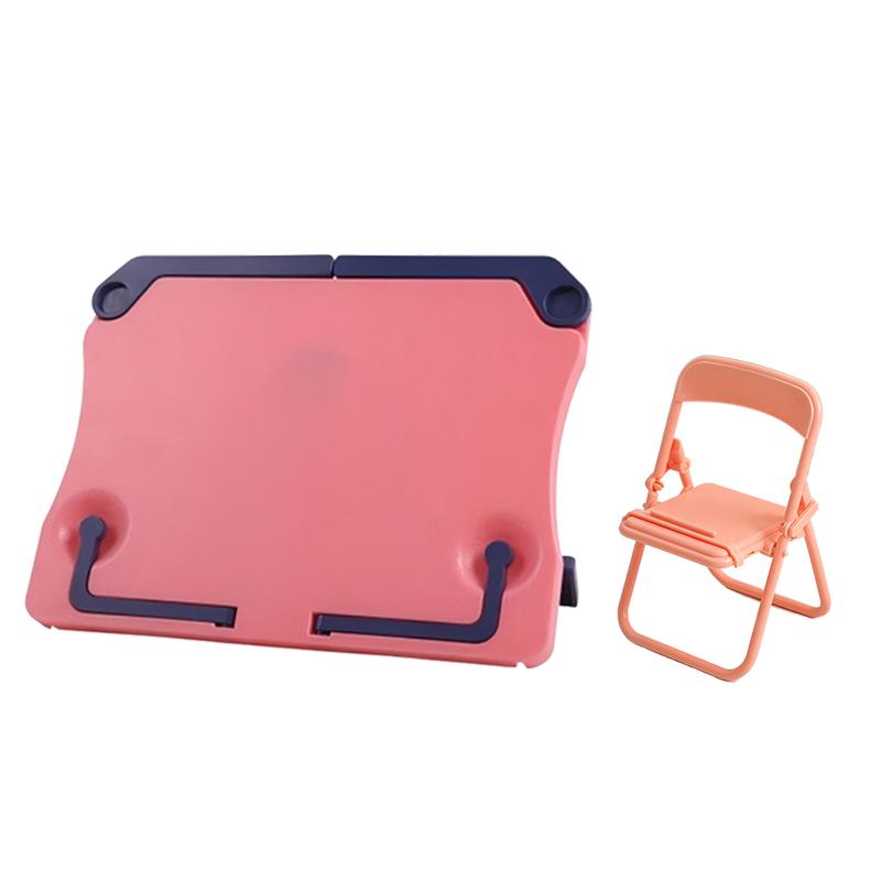 Portable Desk Mobile Phone Tablet Folding Holder, Mulit Function Stand for Phone Pad, Universal Book Reading Music Score Stand