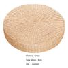 Tatami Cushion Breathable Widely Applied Comfortable Round Straw Weave Handmade Pillow