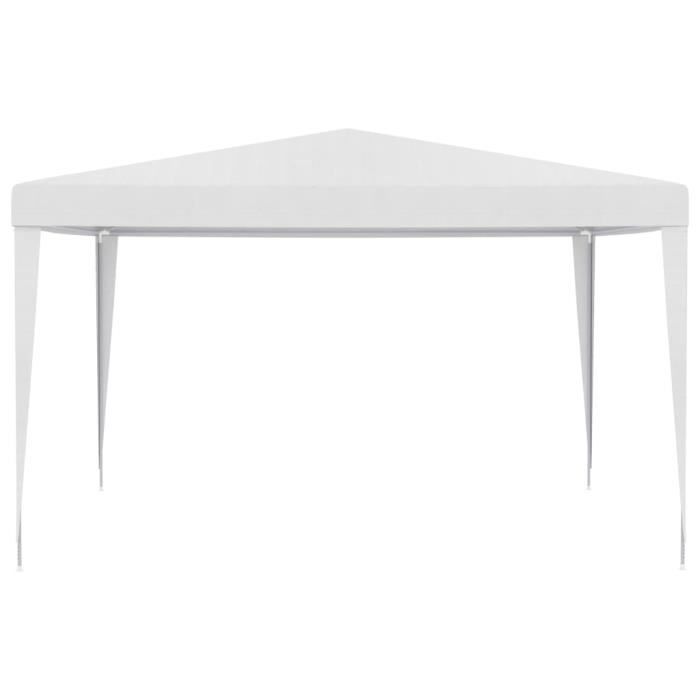 VidaXL Tente de réception 4x4 m Blanc