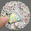 60Pcs Cute Easter Bunny Stickers, Cartoon Aesthetic Waterproof Decals for iPad, Phone Case, Laptop, Journal DIY Decor
