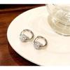 Fashionable Exquisite Diamond Clay Earrings for Women: Simple, Luxury, Versatile Ear Cuffs