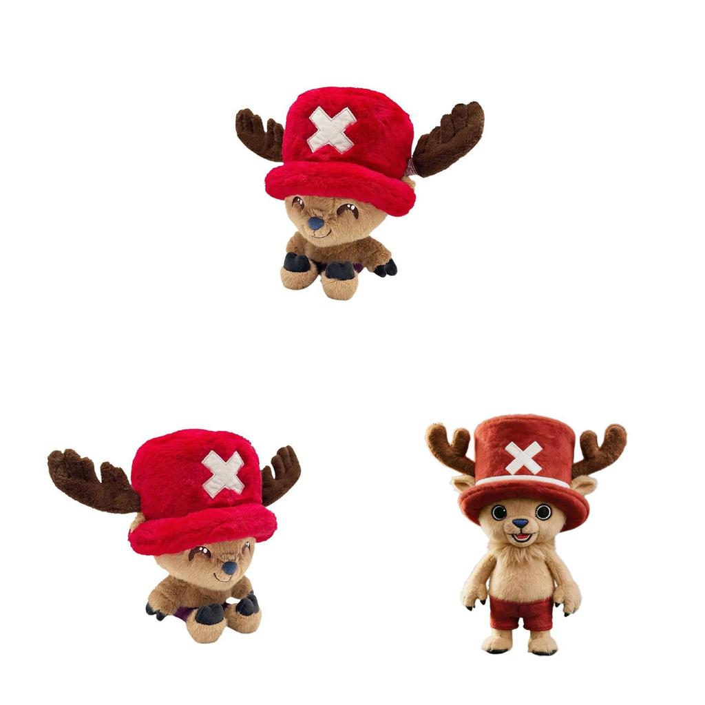 One Piece Chopper Plüschtier mit kurzem Flor für Sammler und Kinder