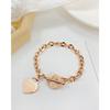 Popular Love Stainless Steel Niche Design Versatile Ot Buckle Titanium Steel Bracelet Women
