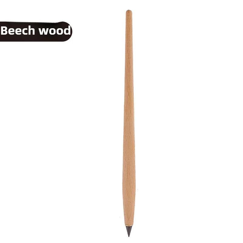 Wooden Eternal Pencil No Sharpening Unbreakable Endless Writing Sketching for Kids Art School Office Supplies Stationery