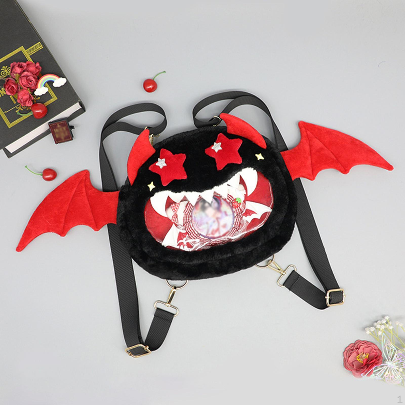 

Cartoon Little Devil Backpack Halloween Portable Daypack for Birthday Gift