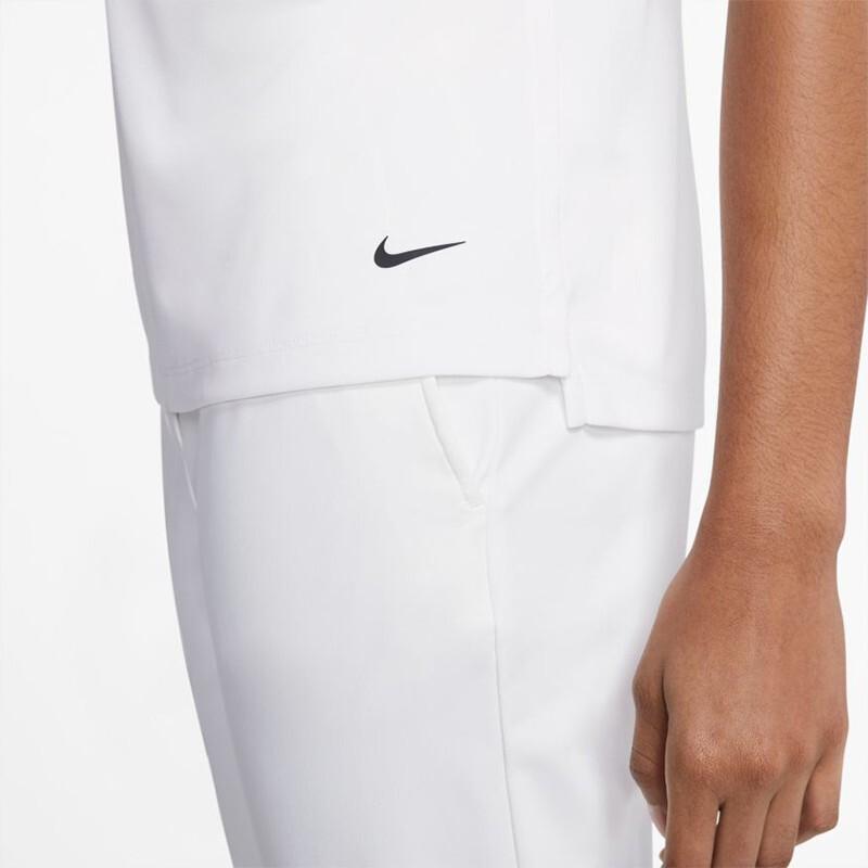 Nike Dri-FIT Victory Golf Polo Shirt With Stripes Women Tops White BV0218-100