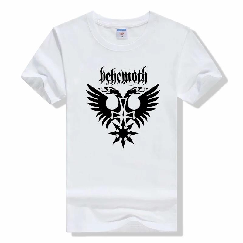 Clothing Summer T-shirts Black Metal Behemoth O Neck Short Sleeve Tees Tops Oversized T Shirt