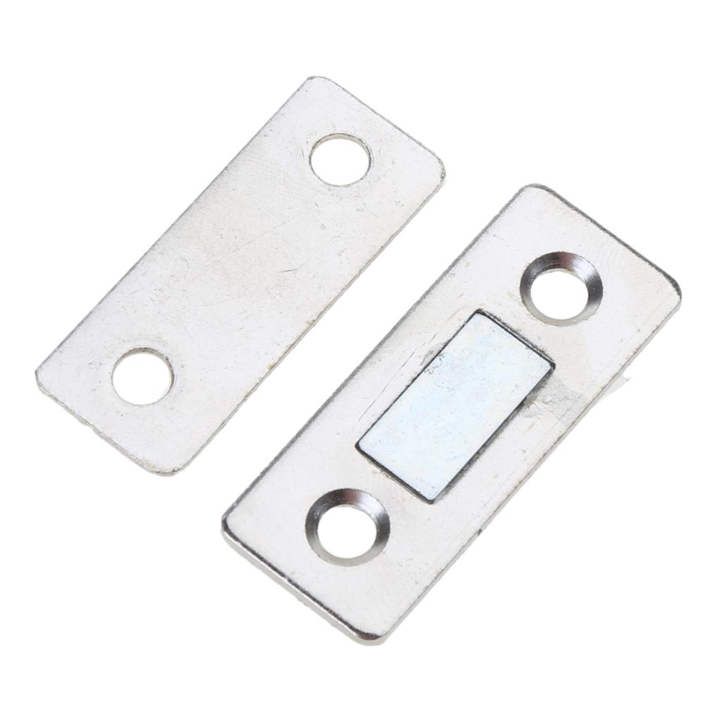 Strong Magnetic Cabinet Door Catch Drawer Latch Ultra Thin Hidden Cabinet Catch Cupboard Cabinet Door Closer Punch-free