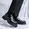 Fashion Men's Height Increasing Leather Shoes Fashionable and Casual New styleStylish Business Men Thick Soled High Quality Trendy Men