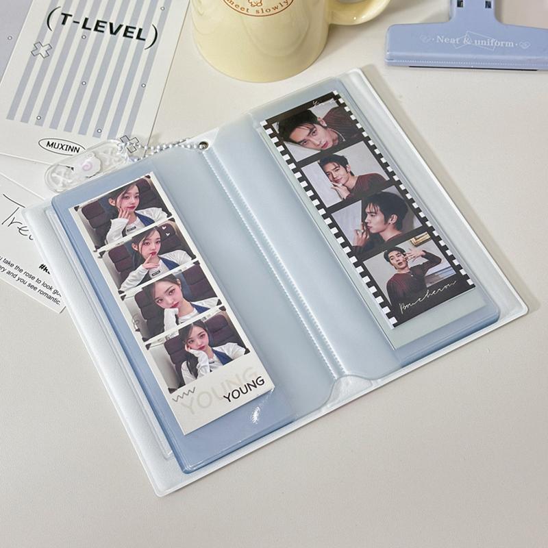 36 Pockets Photocard Binder Photo Album Colorful Four-Grid Photo Storage Book Star Photo Booth Frames Kpop Card Collection Book