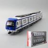 Metro Transit Rail Trains Model Toy Set With Light Sound Effects For Kids Gift