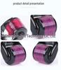 540 Stainless Steel Titanium Microneedle Facial Roller for Home & Salon Use