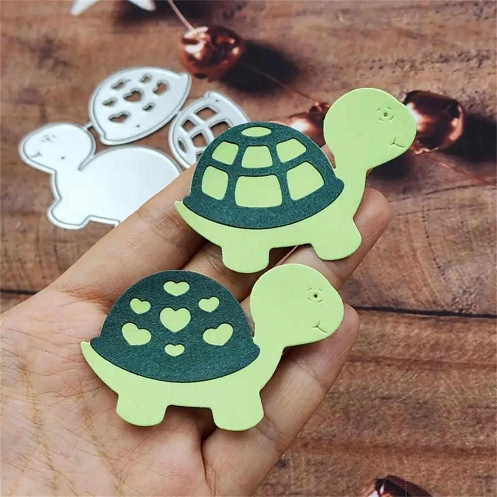 Schildkröten Metall Stanzformen Kohlenstoffstahl Schildkröte Stanzformen Prägeschablonen für Grußkarte Scrapbooking Dekorationen