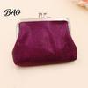 Small Coin Pouch Vintage Glitter Mini Purse, Portable Kiss Lock Closure Change Lightweight Card Holder Pouch, Double-layer Wallet for Cards, Jewelry,