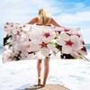 Microfiber Beach Towel Flower Elegant Cherry Blossom Quick Dry Absorbent Bath Towels Blanket Tapestry For Travel Yoga Women Men