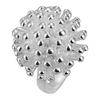 Women's Fashion Silver Plated Fireworks Daisy Pattern Ring Wedding Jewelry Gift