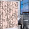 Shower Curtain: Vintage Birds and Floral Design for a Classic and Elegant Bathroom Look