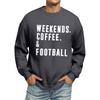 Men's Oversized Long Sleeve Crewneck Sweatshirt Casual Loose