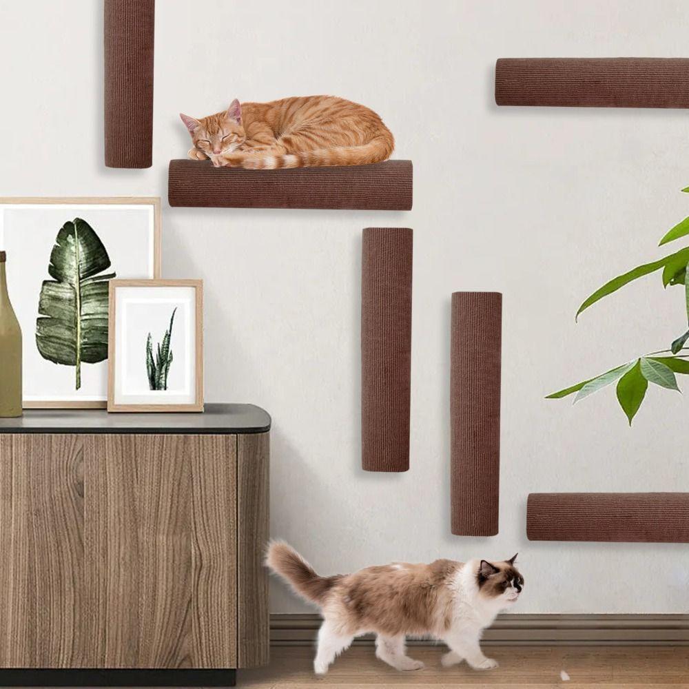 Wear Resistant Cat Scratch Board Wall Mounted Kitten Toy Premium Pet Furniture  Home Decor