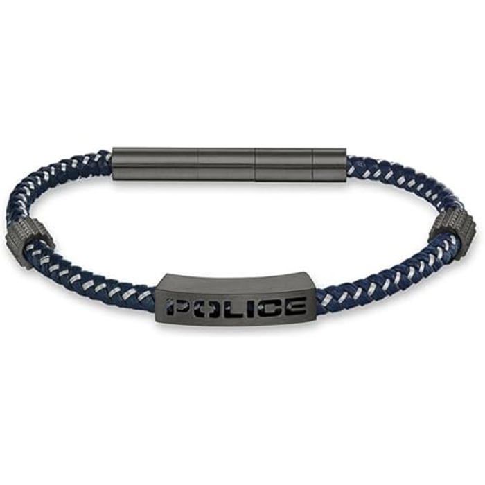 Police Bracelet d'assaut pour homme - PEAGB0034901, Large, Acier inoxydable, Pas de gemme