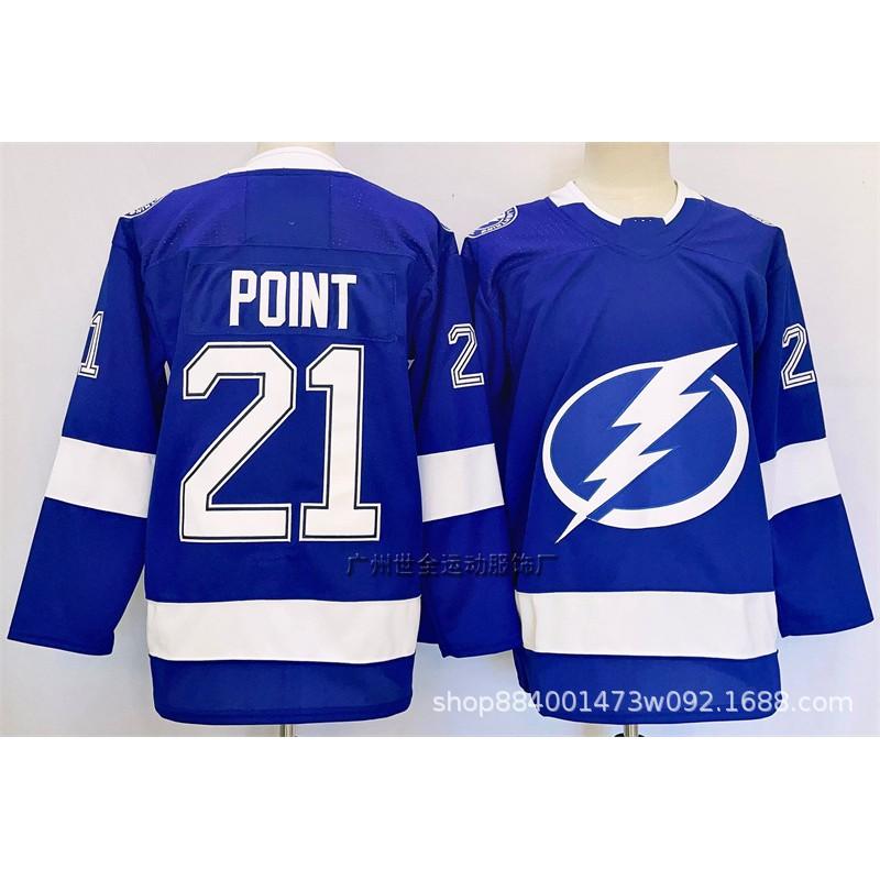 Mens Vintage Embroidered Ice Hockey Jersey Training Uniform Cotton Blend Sportswear Adult Players