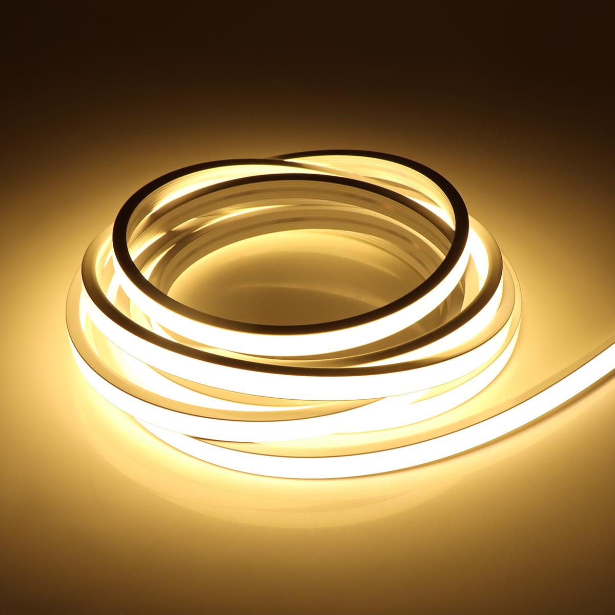 

Ультраяркие светодиодные светильники под шкафом, 24 В постоянного тока, COB 320 светодиодов/м, неоновая полоса, водонепроницаемая подсветка для кухонного шкафа, ночное освещение с вилкой европейского стандарта 1M