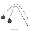2pcs Ceiling Fan Pull Chain set Light & Fan Extensions with Easy Identification Ceiling Fan Pull Chain Enhancements 3XUF
