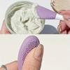 1 pack of double-ended mask brush set for mixing and applying mud masks, suitable for facial cleansing