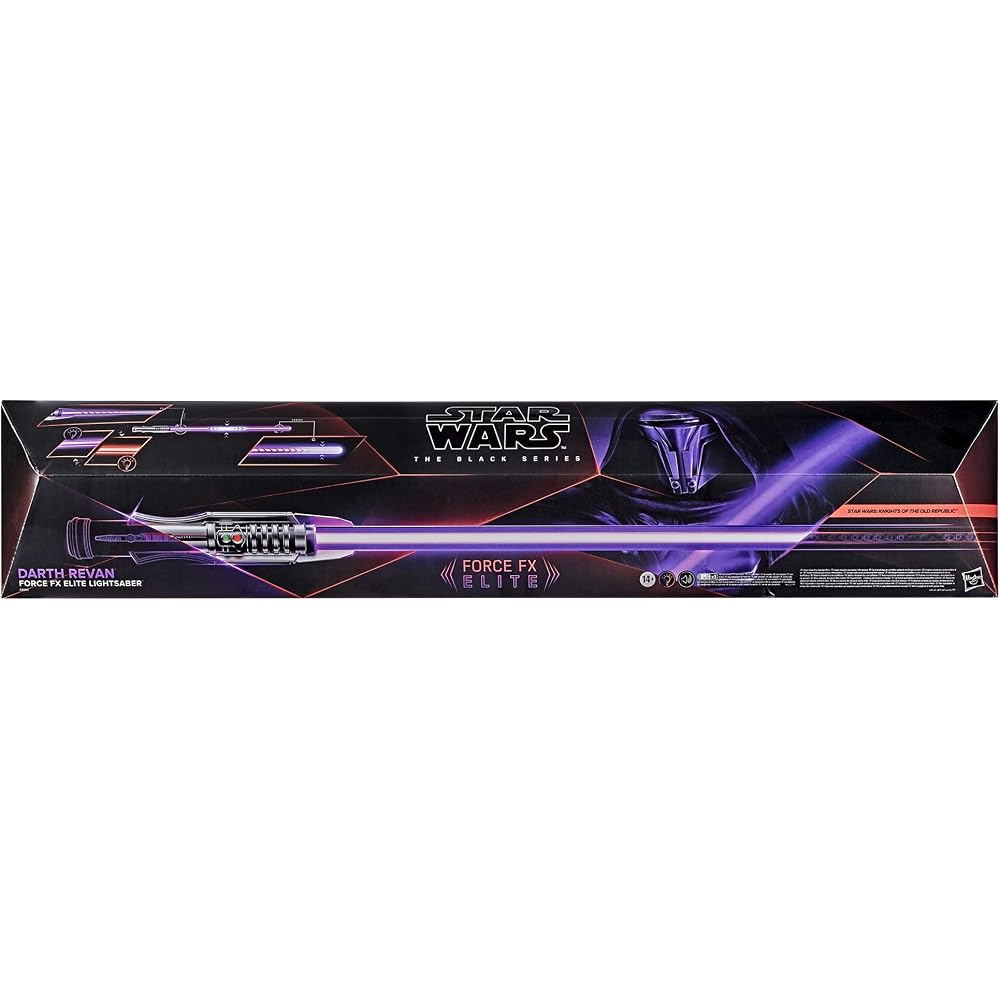 Star Wars Black Series Darth Revan Force FX Elite Lightsaber LED Sound Effects  E8940