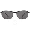 Ray Ban Chromance Polarized Dark gRay Rectangular Unisex Sunglasses Rb3671ch 186 K8 60