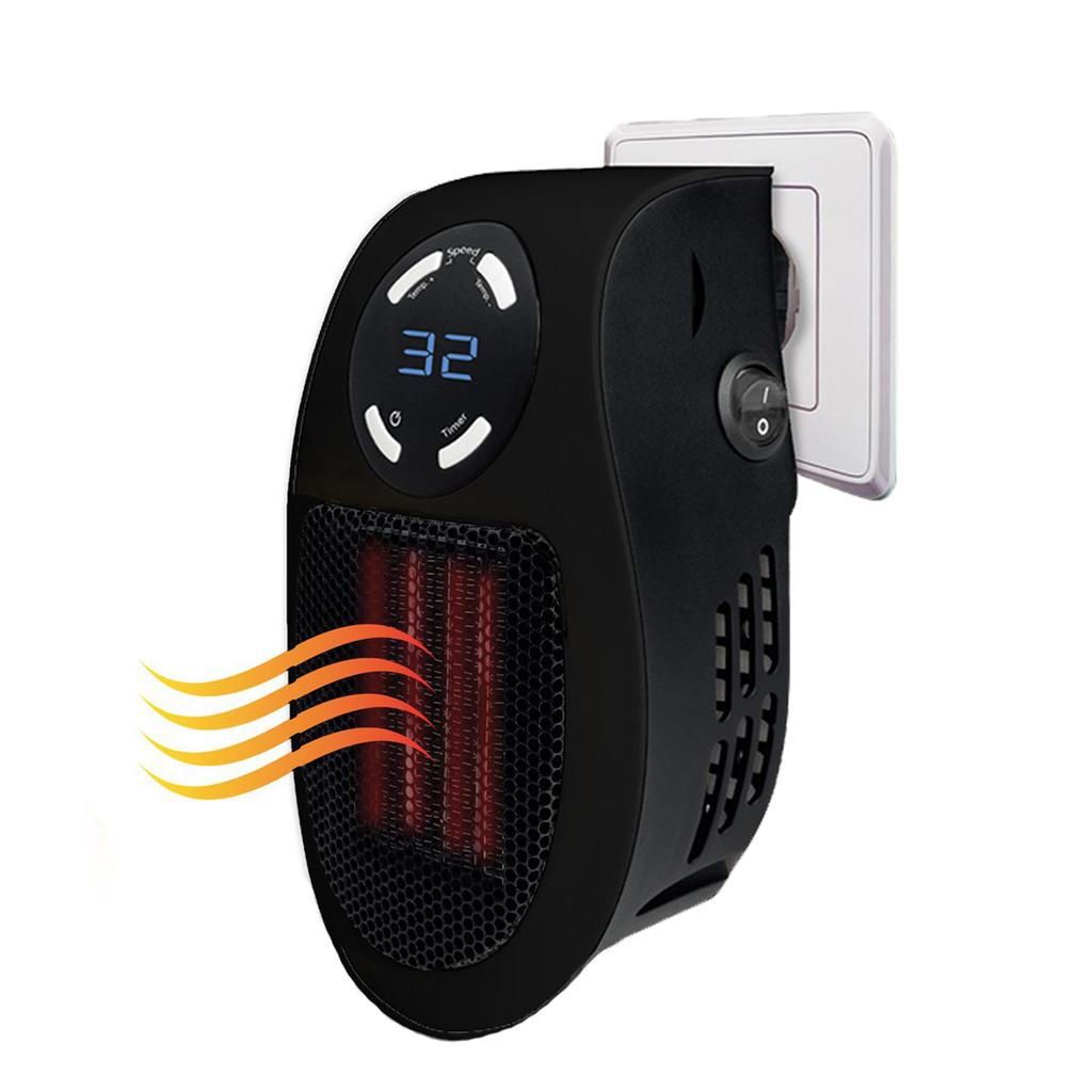500W heaters for indoor use, portable heater, wall mounted heater with adjustable thermostat timer, small space heater, small portable space heater
