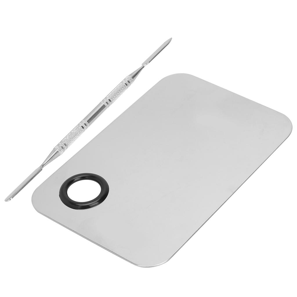 Makeup Mixing Palette Spatula Stainless Steel Foundation Lipstick Color Mixing Palette