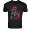 Skeleton Scooter Rider T-Shirt - Funny Vespa Skull Graphic Tee