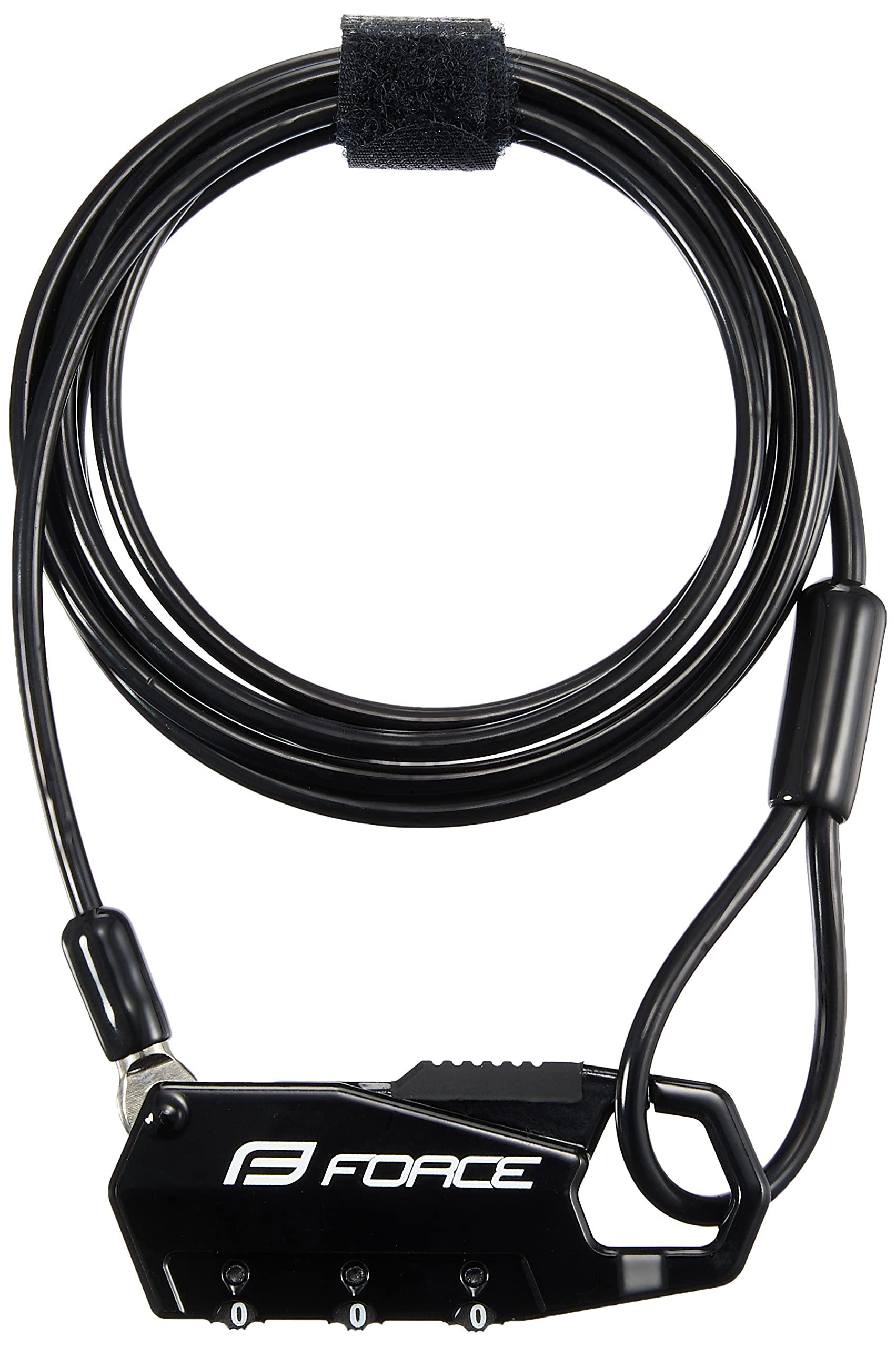 

FORCE Mini Lock Straight Wire for Diameter x 1800mm 80021 Bicycles, Black, 3.5mm Length, чёрный