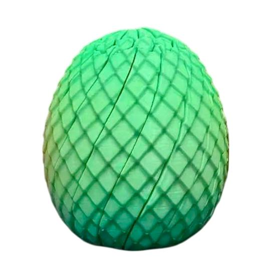 Twist Fidget Dragon Egg 3D Printed Spiral Dragon Egg Sensory Toy Rotating Stress Relief Egg Spinner for Easter Basket Stuffers