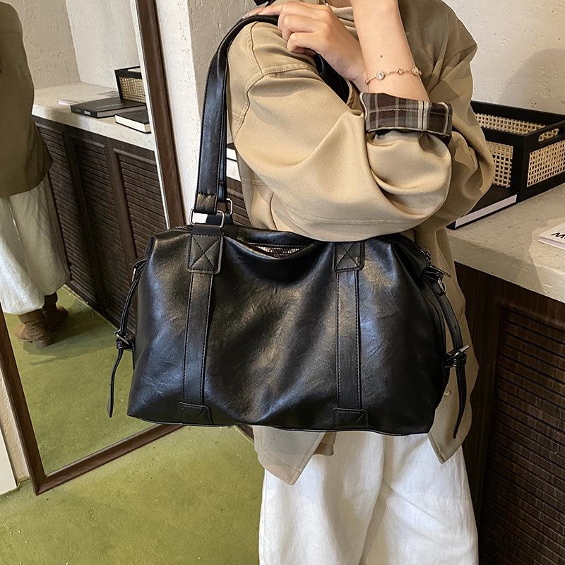 Wysokiej klasy torba crossbody w stylu retro o dużej pojemności dla kobiet - Kolekcja Jesień/Zima 2025