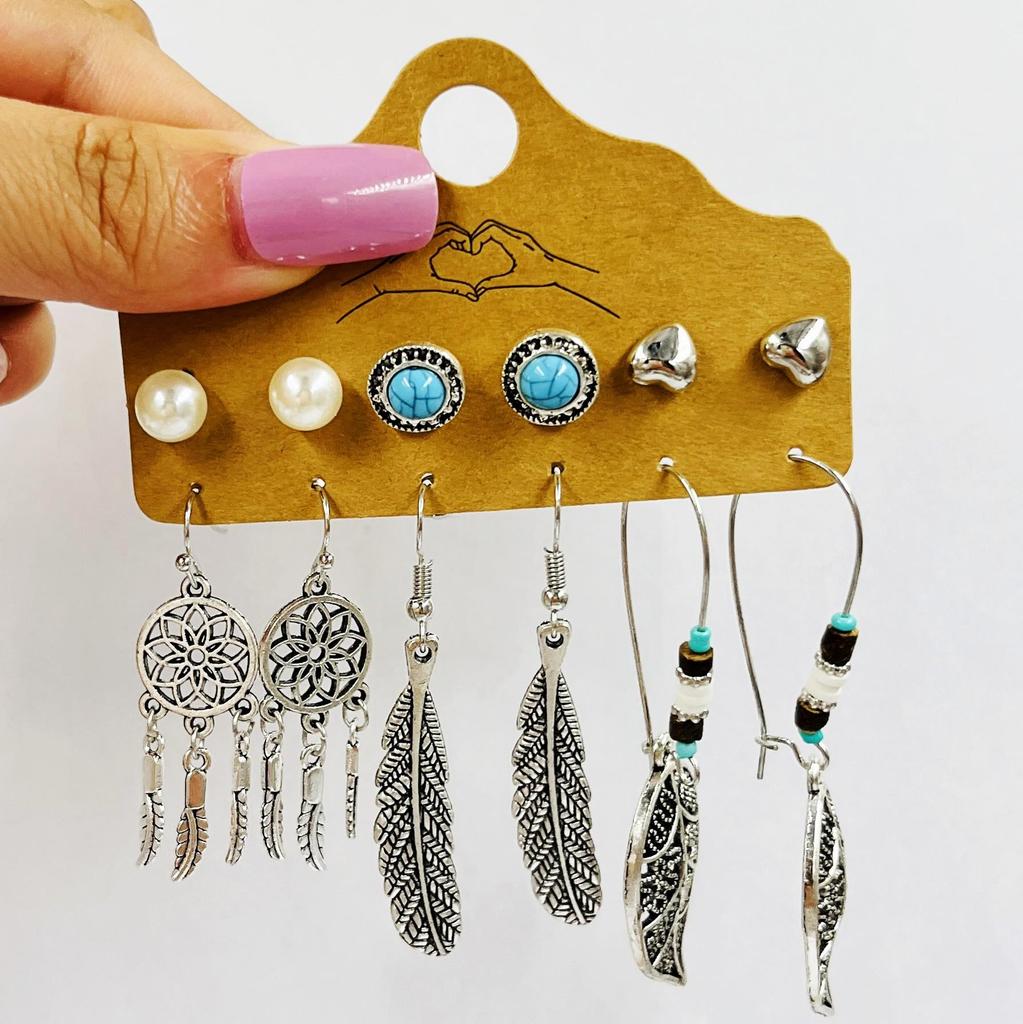 XP17 Perlenohrring-Set - Trendig und modisch