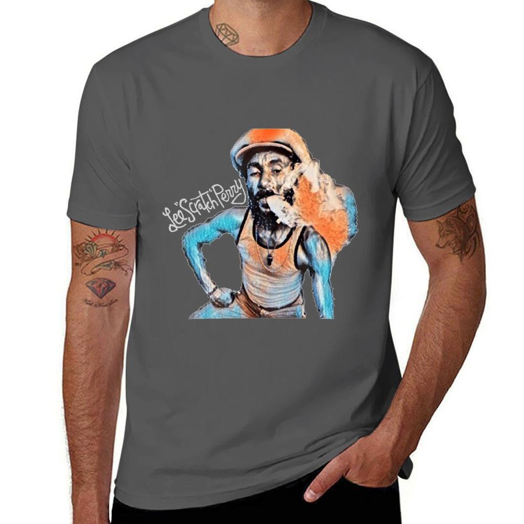 Lee ScratchPerry TShirt AntiFade Casual Tee Shirt