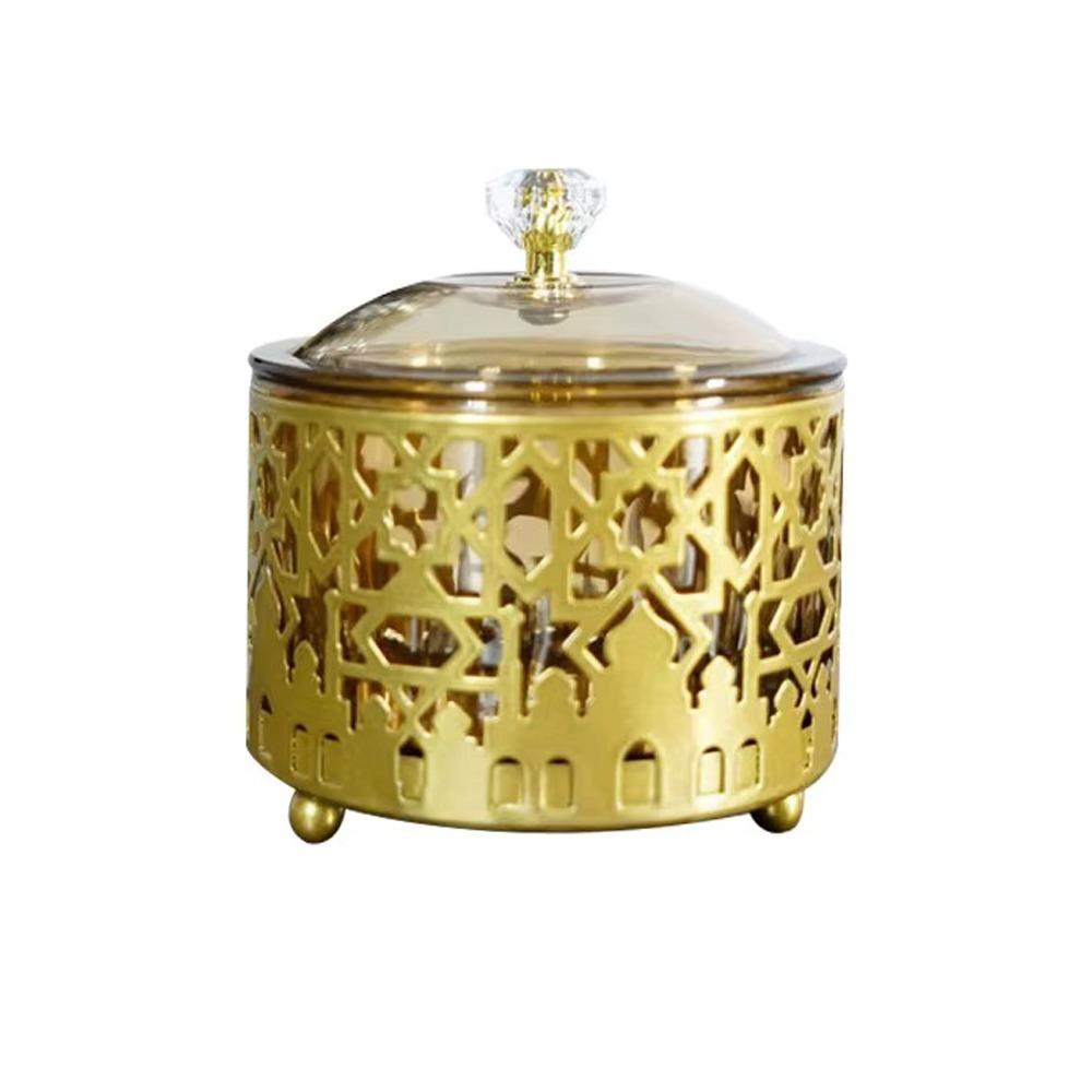 Star Moon Ramadan Candy Tray Metal Serving Plate Eid Mubarak Snack Tray  Party Decorations 9cm/3.54in-Style C