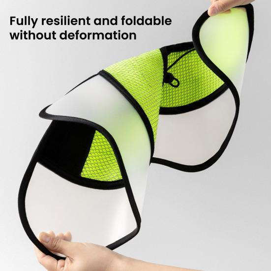 Dog Cone Collar Breathable Post-surgery Collar Pet Friendly Cone Prevents Licking And Biting for Dogs Cats After Surgery No Inflation Needed