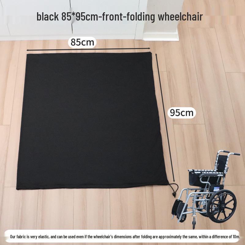 Elastic Folding Wheelchair Dust Cover - Anti-Dirt Sleeve for Medical Equipment