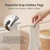 New 12/24/36-Piece Plastic Clothes Pins With Storage Basket Laundry Hanging Pegs For Socks Underwear Household Organization