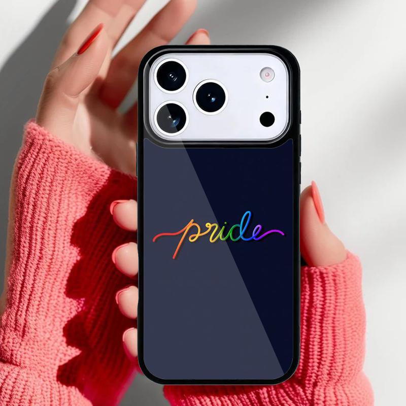 Rainbow Pride Phone Case for iPhone 17 Air 16e 15 14 13 Pro Max Back Cover for 12 11 Pro Coque